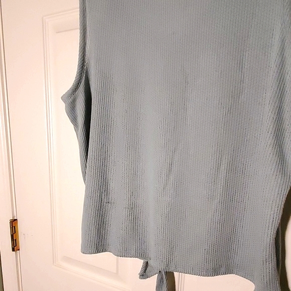 NWT Mudd Button Front Tank in Galvanized Green - Picture 6 of 6